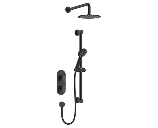 Bristan Hourglass Shower Pack Black HOURGLASS BLK SHWR PK main product photo