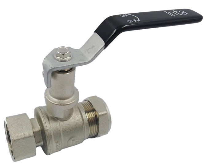Inta 1˝ Female Swivel x 28mm Extended Lever Ball Valve HPBV28 main product photo