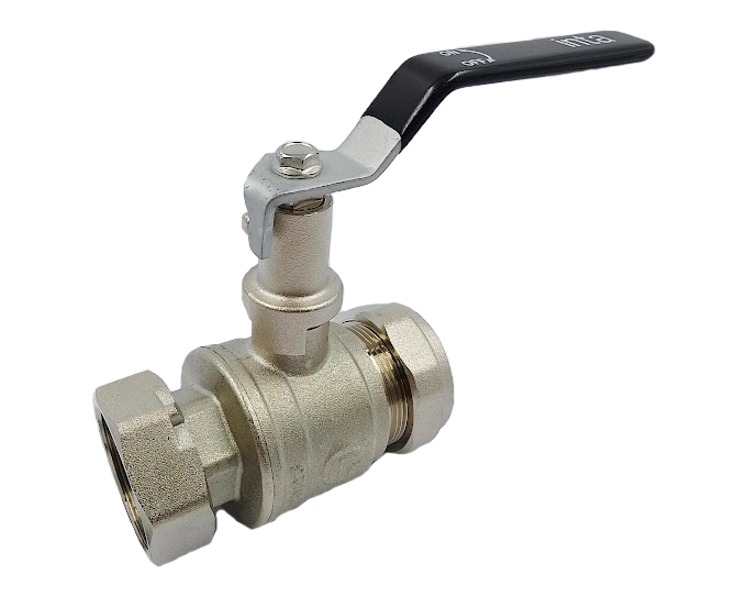 Inta 1 1/4˝ Female Swivel x 35mm Extended Lever Ball Valve HPBV35 main product photo