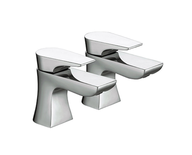 Bristan Hourglass Basin Taps Chrome HOU 1/2 C main product photo