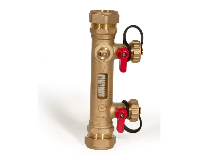 Inta 28mm Flow Balancing Valve with Fill & Flush 5-40ltr INFBV28 main product photo