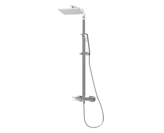 Inta Mio Dual Outlet Safe-Touch Thermostatic Shower Kit IX400020CP main product photo