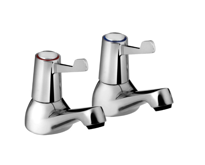 Bristan Lever Basin Taps with 3" (76mm) Levers VAL2 1/2 C CD main product photo