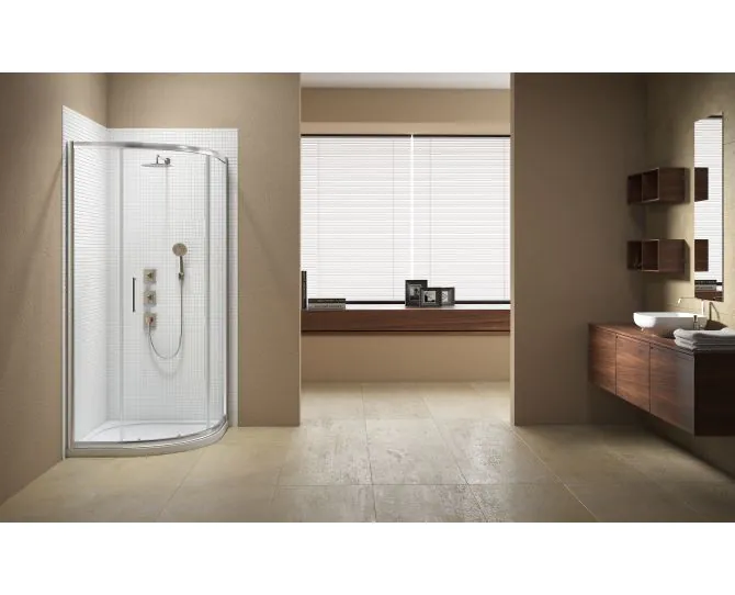 Merlyn Vivid Sublime 900mm 1 Door Quadrant DIEQP9066 main product photo