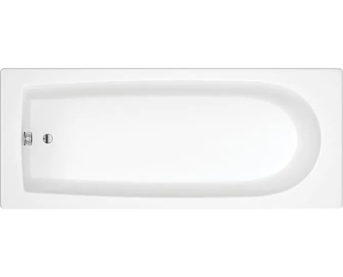 Vasca Vita Round Single End SUPERCAST 1700x750x550mm 0TH Bath w/Legs main product photo