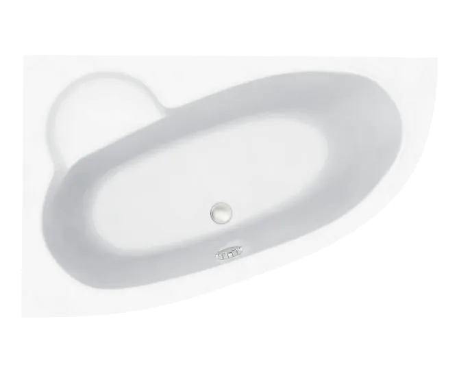 Vasca Rene 1500x950x600mm 0TH Offset Corner Bath w/Legs (LH) main product photo