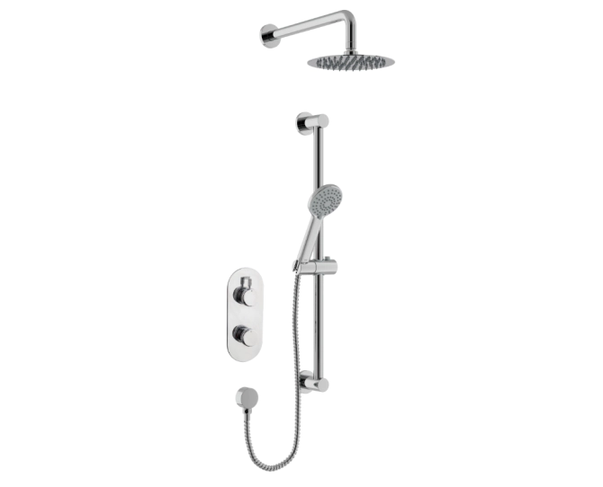 Bristan Molida Concealed Thermostatic Dual Control Shower Pack Chrome MOLIDA SHWR PK main product photo