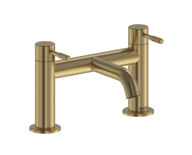 Bristan Molida Bath Filler Brushed Brass MOL BF BB main product photo