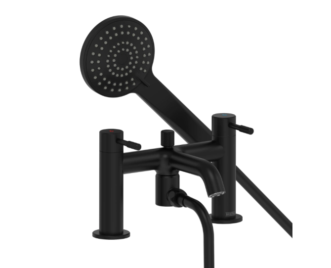Bristan Molida Bath Shower Mixer Black MOL BSM BLK main product photo