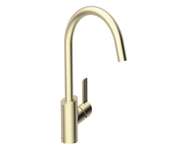 Bristan Maple Easyfit Mono Sink Mixer Brushed Brass MPL EFSNK BB main product photo
