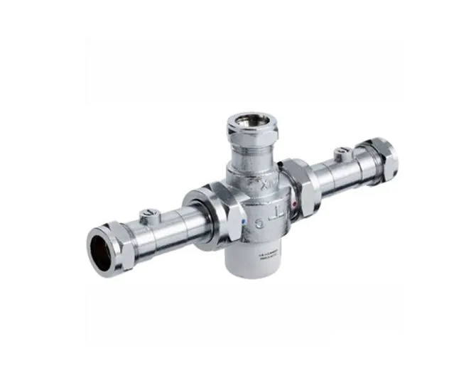 Bristan 22mm TMV3 Thermostatic Mixing Valve With Isolation MT753CP-ISO main product photo