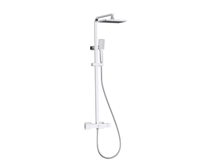 Bristan Napoli Rigid Riser Bar Mixer Shower NAP SHXDIVSMFF C main product photo
