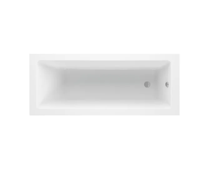 Vasca Angolo Square Single End SUPERCAST 1700x750x550mm 0TH Bath w/Legs main product photo