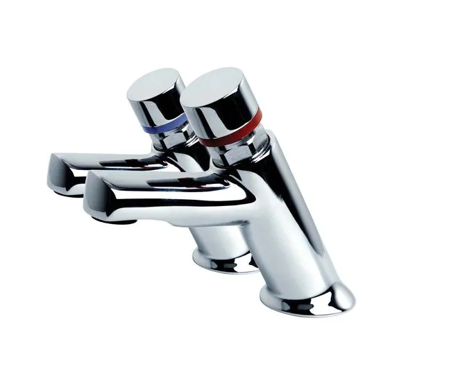 Inta Non-concussive contemporary basin-mounted taps (pairs) NC162CP main product photo