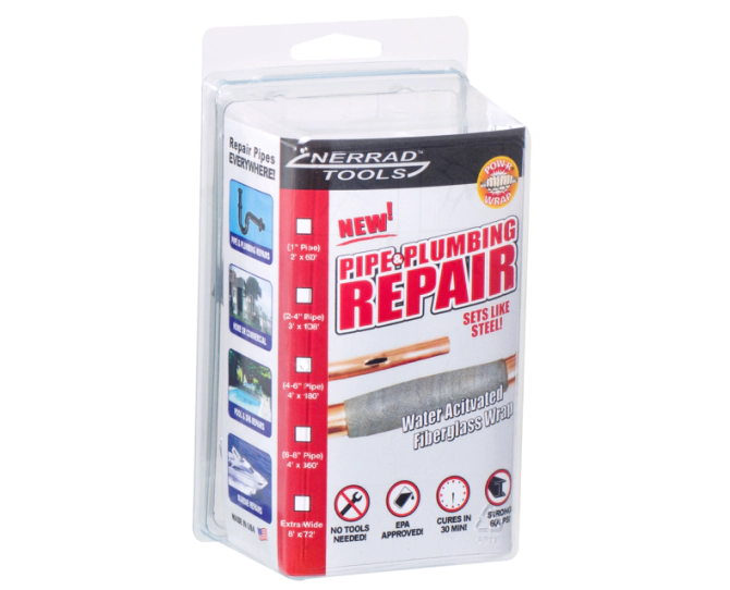Nerrad Pow-R Wrap Pipe Repair Bandage 8" x 540" NTPW8540 main product photo
