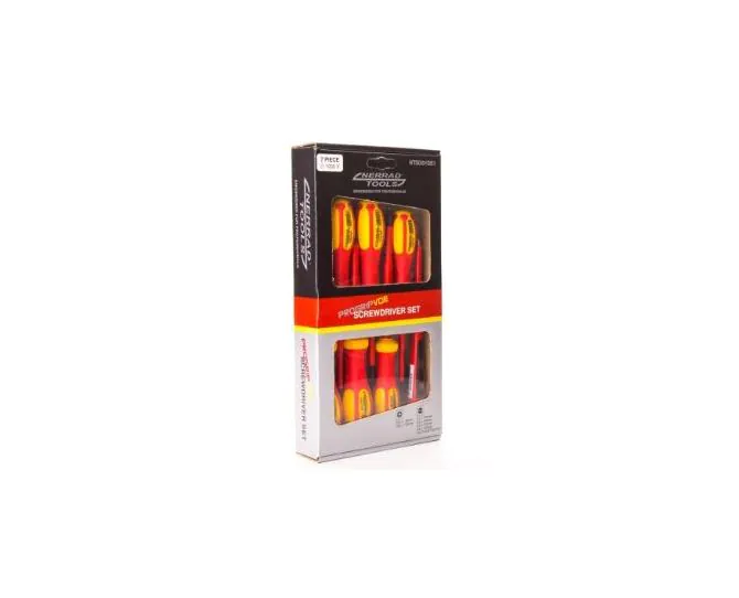 Nerrad 7 Piece Pro Grip VDE Screwdriver Set NTSDSVDE1 main product photo