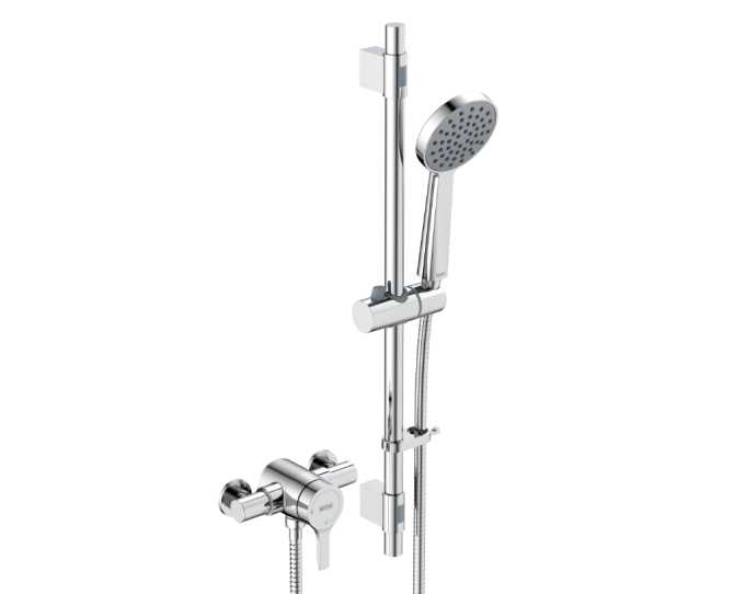 Bristan Onza Exposed Mini Valve Shower Chrome NZA SHXAR C main product photo
