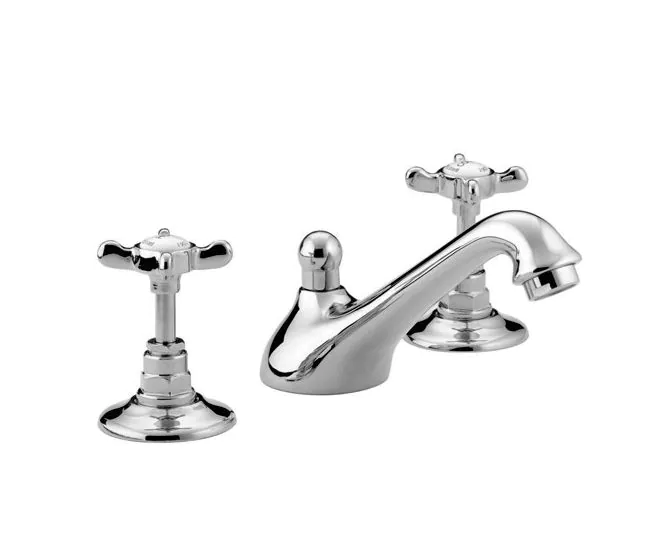 Bristan 1901 Three Hole Basin Mixer With Pop-up Waste N 3HBAS C CD main product photo