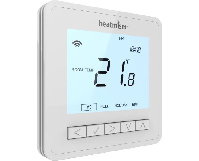 Heatmiser neoAir v3 Wireless Smart Thermostat White main product photo