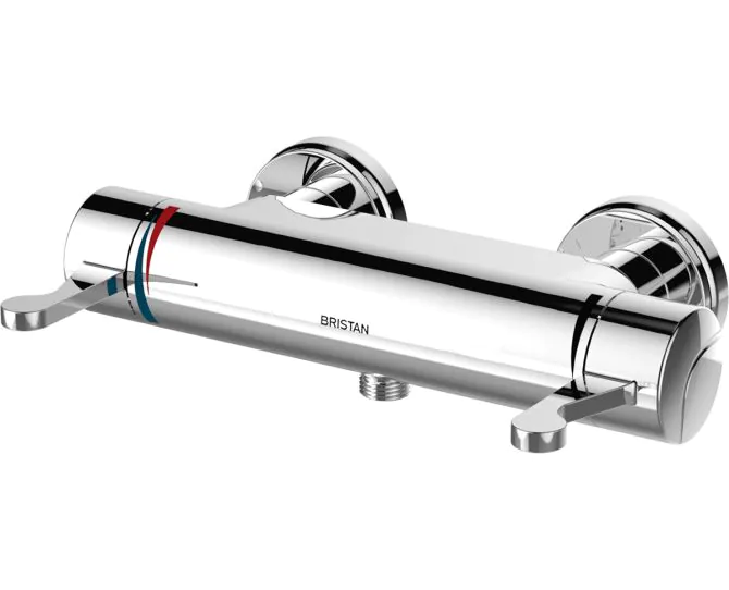 Bristan Exposed Bar Shower Valve With Lever Handles & Fast Fit Connections OP SHXVO EL C main product photo