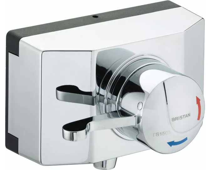 Bristan Exposed Shower Valve With Lever Handle and Shroud OP TS1503 SCL C main product photo