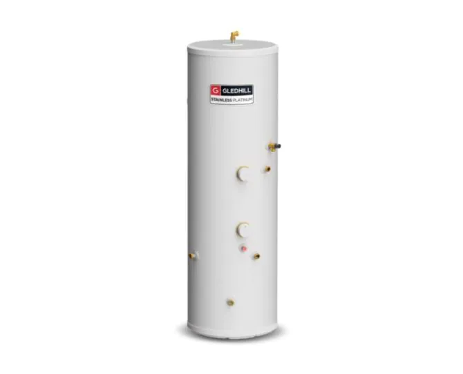 Gledhill Stainless Platinum Unvented Indirect Cylinder 300 Litres PLTIN300 main product photo