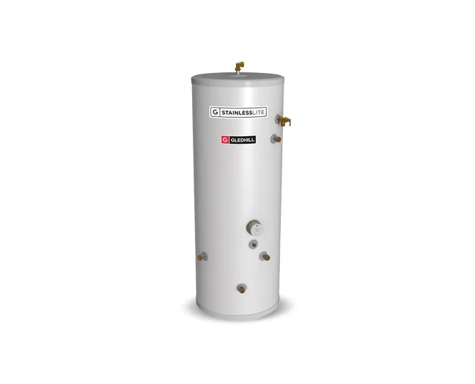 Gledhill Stainless Lite Plus Indirect 210 Litre Cylinder PLUIN210 main product photo