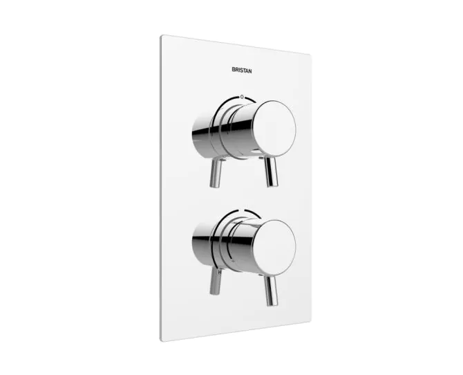 Bristan Prism Recessed Thermostatic Dual Control Shower Valve PM2 SHCDIV C main product photo