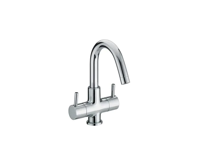 Bristan Two Handled Basin Mixer Without Waste PM BAS2 C main product photo