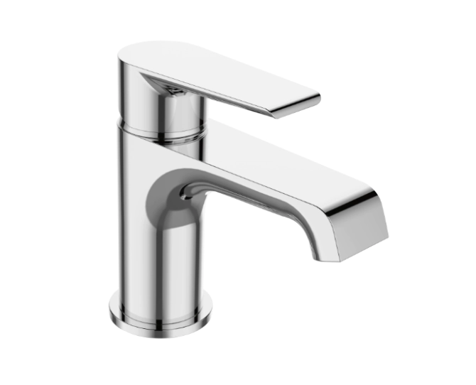 Bristan Polo Basin Mixer Chrome with Clicker Waste PO BAS C main product photo