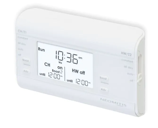 Neomitis Wired 7 Day Twin Channel Programmer (PRG7) main product photo