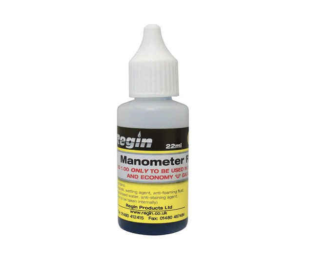 Regin REGU45 Manometer Fluid - s.g.1.00 22ml main product photo
