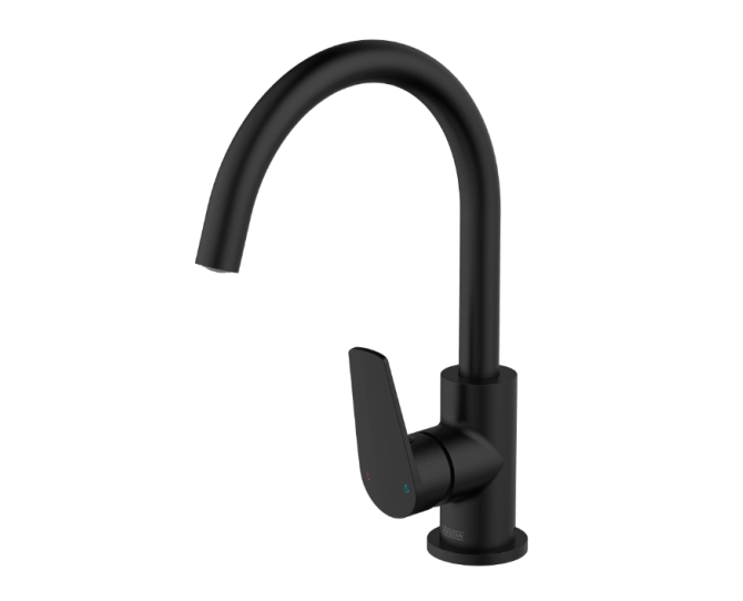 Bristan Raspberry Easyfit Sink Mixer Black RSP EFSNK BLK main product photo