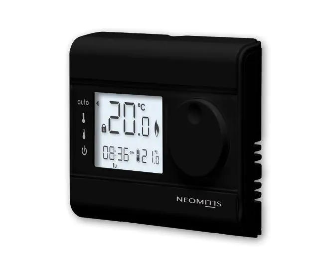 Neomitis Wired 7 Day Programmable Digital Room Thermostat - RT7BPLUS Black Version main product photo
