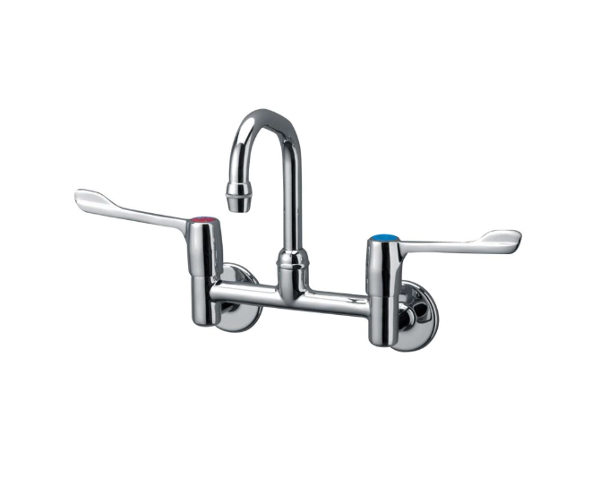 Armitage Shanks Markwik 1/2" Wall Mounted Mixer With Levers & Swivel Spout S8210AA main product photo
