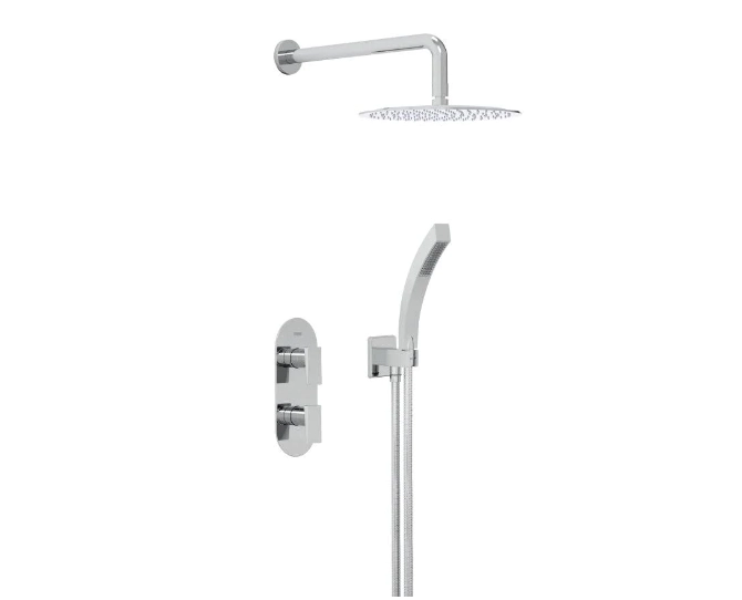 Bristan Sail Shower Pack ith Fixed Head and Wall Outlet Handset SAIL SHWR PK2 main product photo
