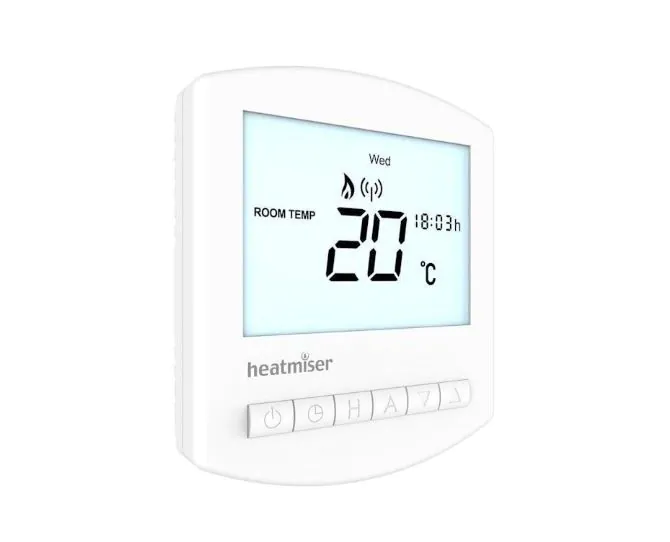 Heatmiser Slimline V3 Digital Programmable Thermostat main product photo