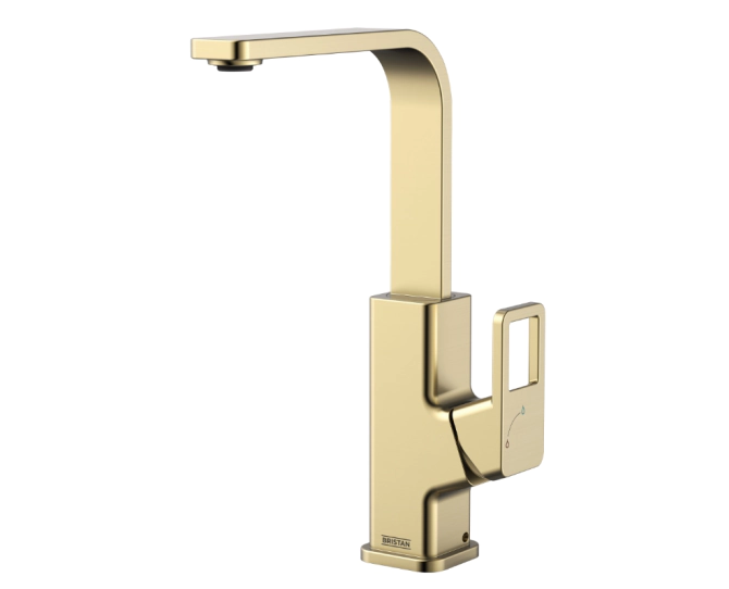 Bristan Spruce Easyfit Kitchen Sink Mixer Brushed Brass SPR EFSNK BB main product photo