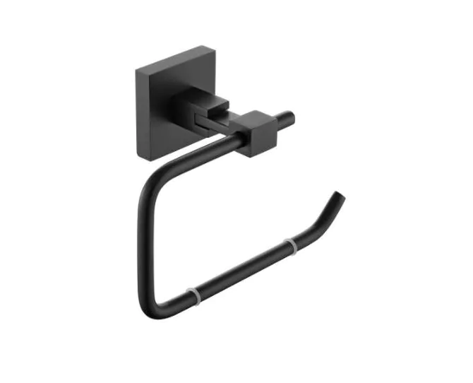Bristan Square Toilet Roll Holder Black SQ ROLL BLK main product photo