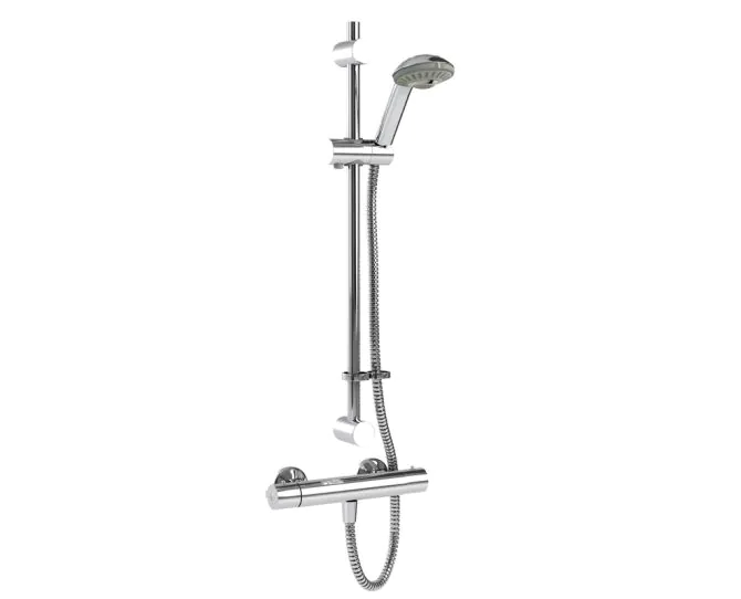 Inta Coolflow Safe Touch Thermostatic Shower With Flexible Slide Rail Kit ST20017CP main product photo