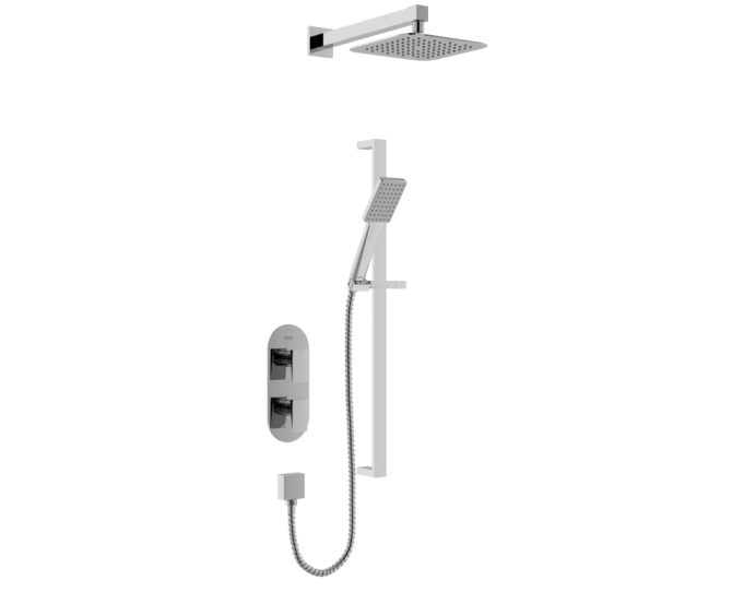 Bristan Tangram Concealed Dual Control Shower Pack Chrome TANGRAM SHWR PK main product photo