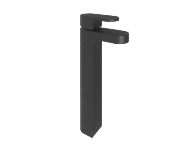 Abacus Ki Tall Basin Mixer Matt Black TBTS-055-1402 main product photo
