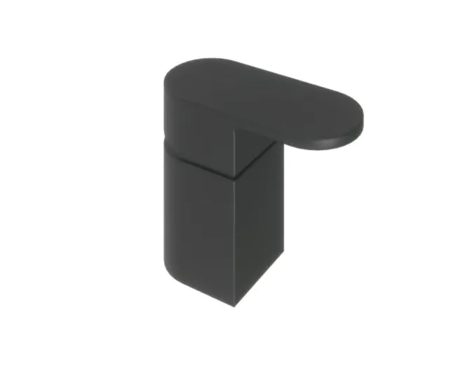 Abacus Ki Deck Mounted Single Lever Mixer Valve Matt Black TBTS-055-3201 main product photo