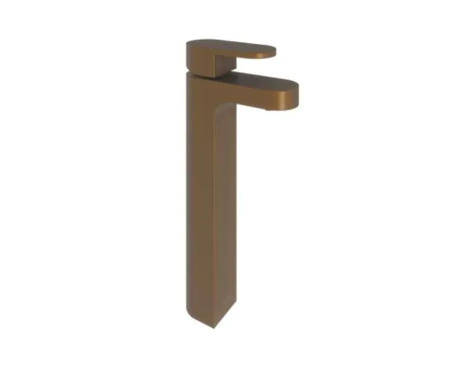 Abacus Ki Tall Basin Mixer Brushed Bronze TBTS-058-1402 main product photo