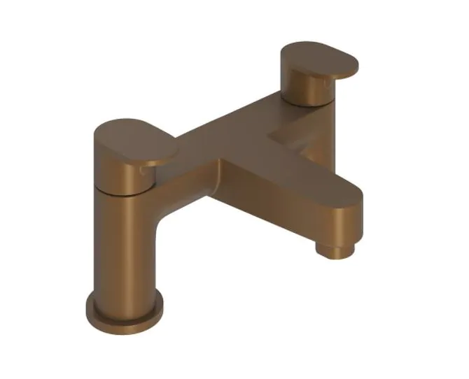 Abacus Ki Deck Mounted Bath Filler Brushed Bronze TBTS-058-2130 main product photo