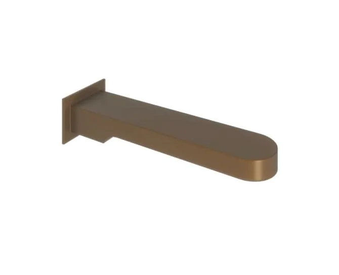 Abacus Ki Wall Mounted Bath Spout Brushed Bronze TBTS-058-3802 main product photo