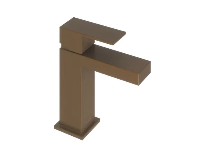 Abacus Plan Mono Basin Mixer Brushed Bronze TBTS-268-1202 main product photo