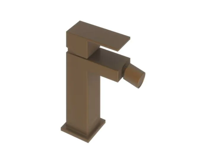 Abacus Plan Mono Bidet Mixer Brushed Bronze TBTS-268-2202 main product photo