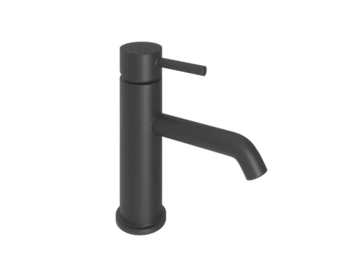 Abacus Iso Mono Basin Mixer Matt Black TBTS-345-1202 main product photo