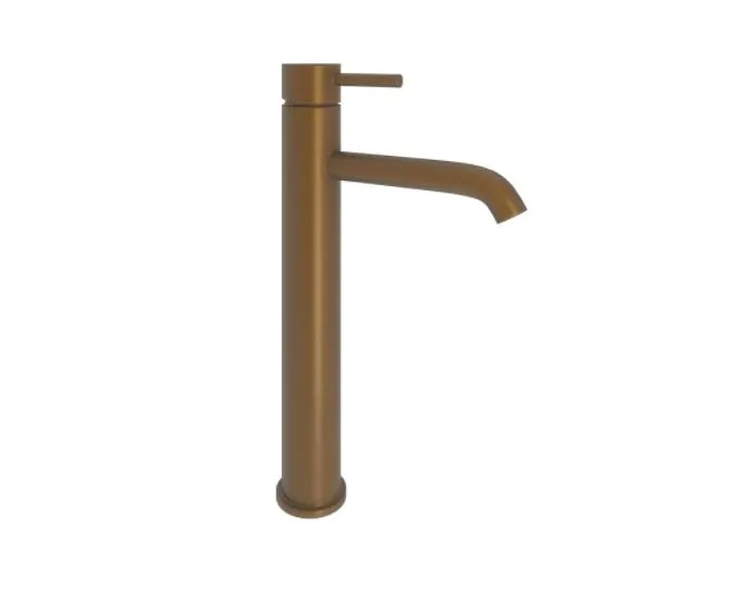 Abacus Iso Tall Mono Basin Mixer Brushed Bronze TBTS-348-1402 main product photo